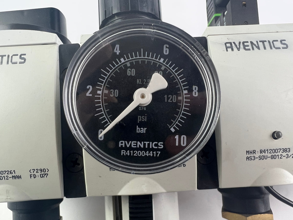Aventics R412007261 R412007184 R412007383 R412007273 R412007251 + R412010767 Pressure Regulating Valves