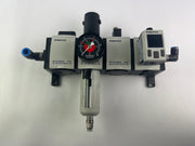 Aventics Pressure Regulating Valves R412006256 R412006175 R412006380 R412006250 + R412010767 + 2 Cables 230cm