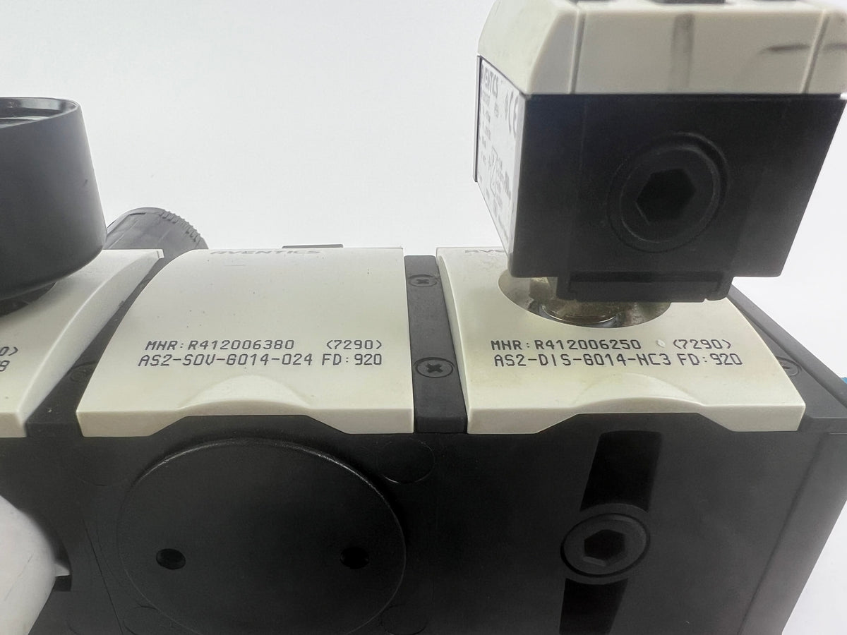 Aventics Pressure Regulating Valves R412006256 R412006175 R412006380 R412006250 + R412010767 + 2x 6,5m Cables