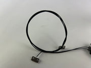 Keyence FS-N41C Fiber Optic Amplifier + 2 Sensor Heads + 190cm Cable (No Plastic Cover)
