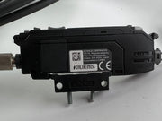 Keyence FS-N41C Fiber Optic Amplifier + 2 Sensor Heads + 190cm Cable (No Plastic Cover)
