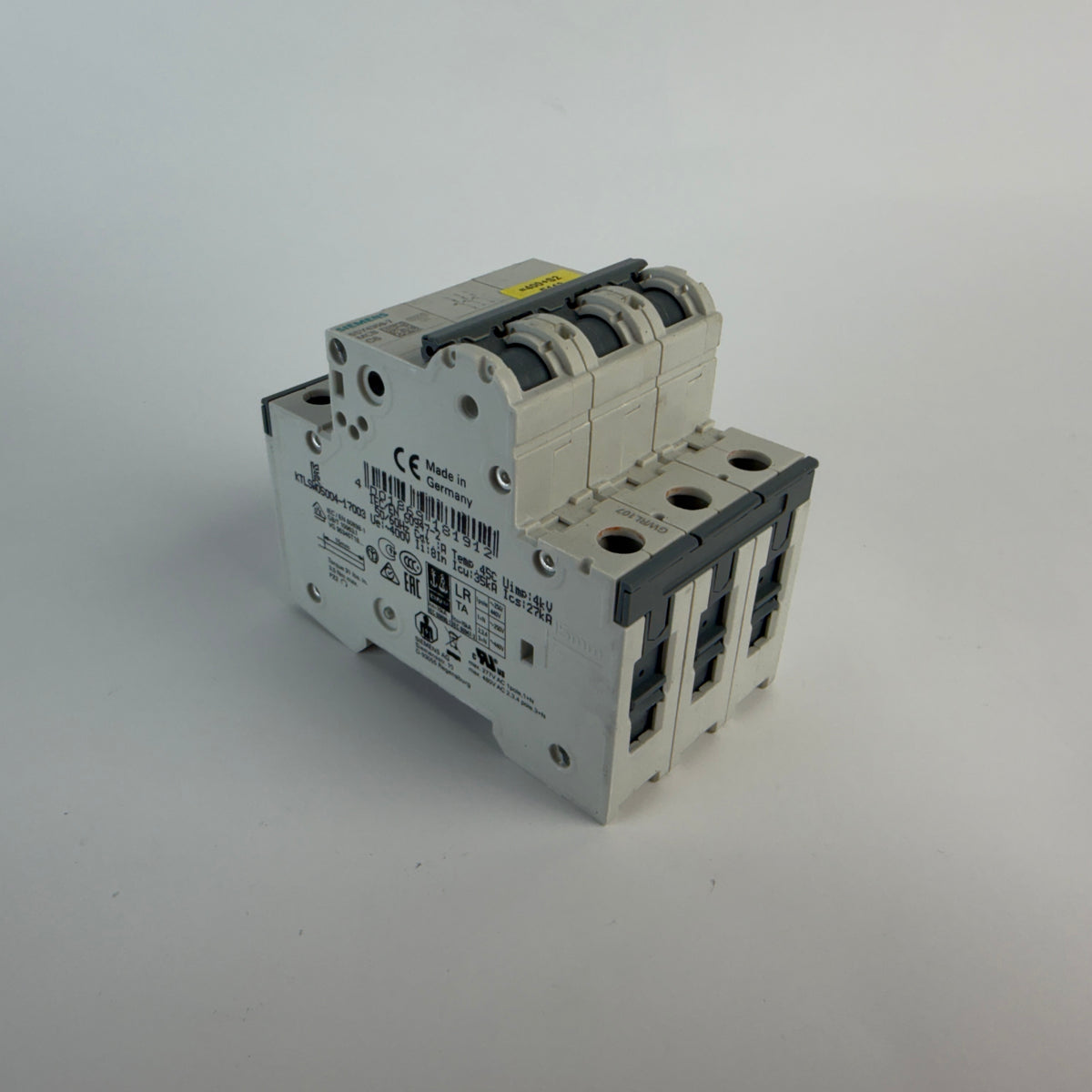 1x Siemens 5SY4306-7 3 Pole MCB C6 6A Circuit Breaker 10kA 400V AC