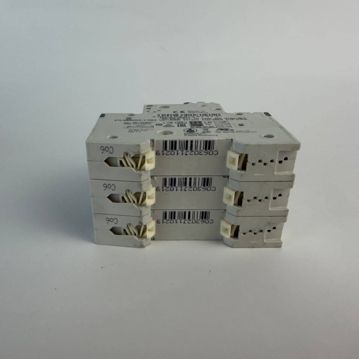 1x Siemens 5SY4306-7 3 Pole MCB C6 6A Circuit Breaker 10kA 400V AC