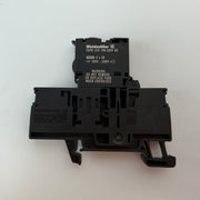 Lot of 6 Weidmuller AFS 4 2C BK Fuse Terminal Blocks FSPG LED 100-250V BK