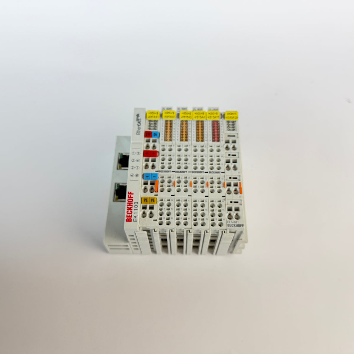 Beckhoff EK1100 EtherCAT Coupler w/ 3x EL1809 1x EL2809 1x EL6001 Module