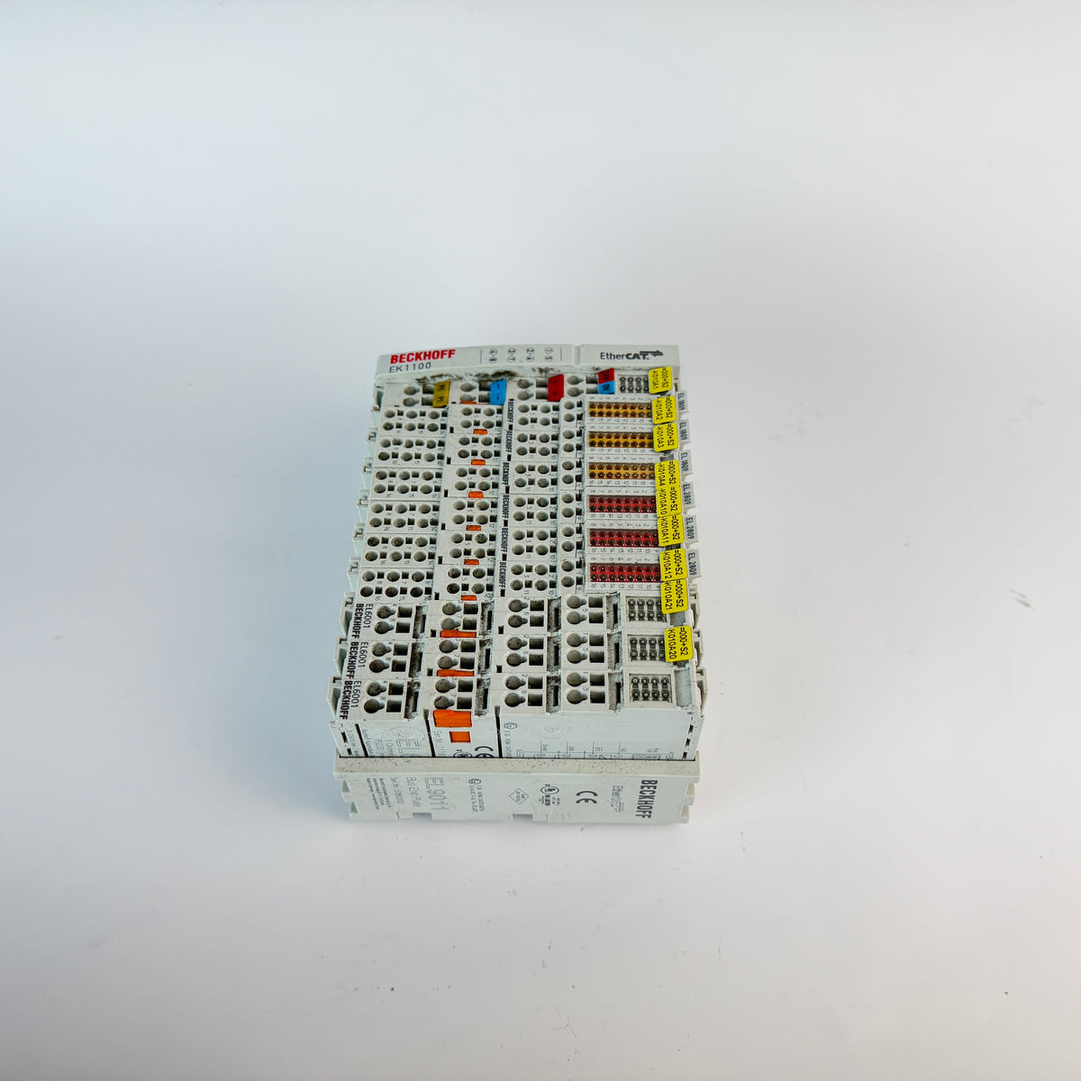Beckhoff EK1100 EtherCAT Coupler w/ 3x EL1809 3x EL2809 3x EL6001 I/O
