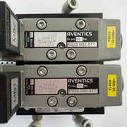 AVENTICS Dual 5/2 Directional Valve R422 002 577 w/ Island R422 003 624 Sensors Coils