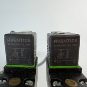 AVENTICS Dual 5/2 Directional Valve R422 002 577 w/ Island R422 003 624 Sensors Coils