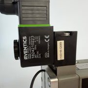 AVENTICS R422 002 577 5/2 Pneumatic Directional Valve w/ Coil 1824210223 Sensor Cable