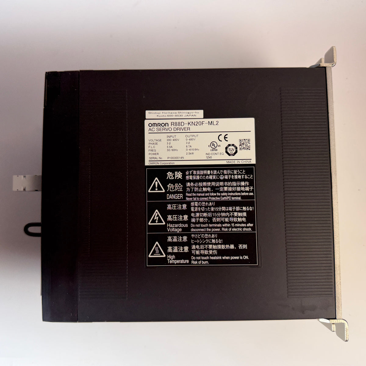 Omron R88D-KN20F-ML2 Accurax G5 2kW 400V AC Servo Driver MECHATROLINK-II