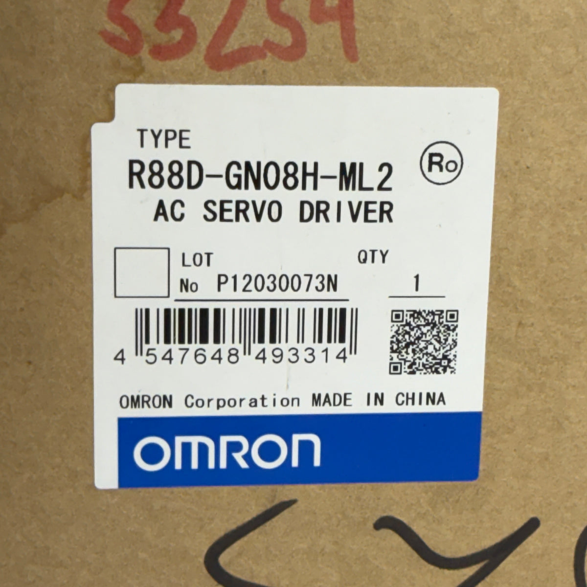 Omron R88D-GN08H-ML2 G-Series 750W 200-240V AC Servo Driver MECHATROLINK-II