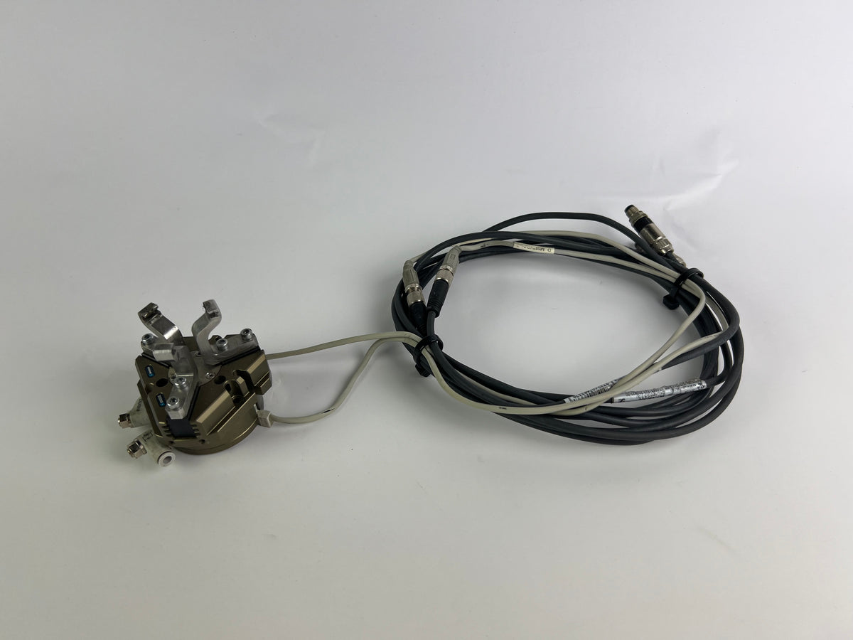 Schunk PZN 50/1 Pneumatic Centric Gripper 303309 355N 4mm + 2 Sensors 240cm