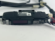 Keyence FS-N41C Fiber Sensor Amplifier + 2x FU-54TZ Fiber Units + 220cm Cable