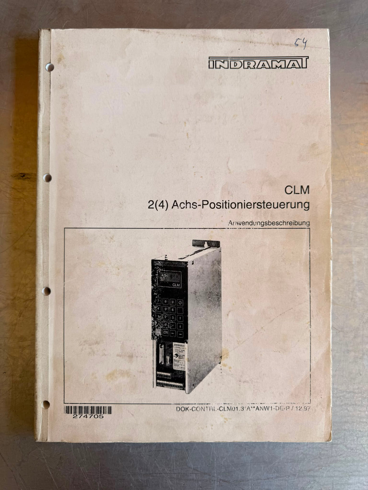 Indramat FWA-CLM1.3-LA1-04VRS-MS 266008 CLM Axis Positioning Controller