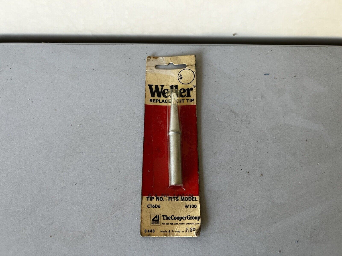 Weller CT6D6 Soldering Tip – Screwdriver, 4.7 mm, 600°F for W100PG / W100P3