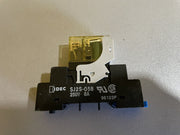Lot of 6 Idec sj2s-05b Relay Socket, 250v, 8a