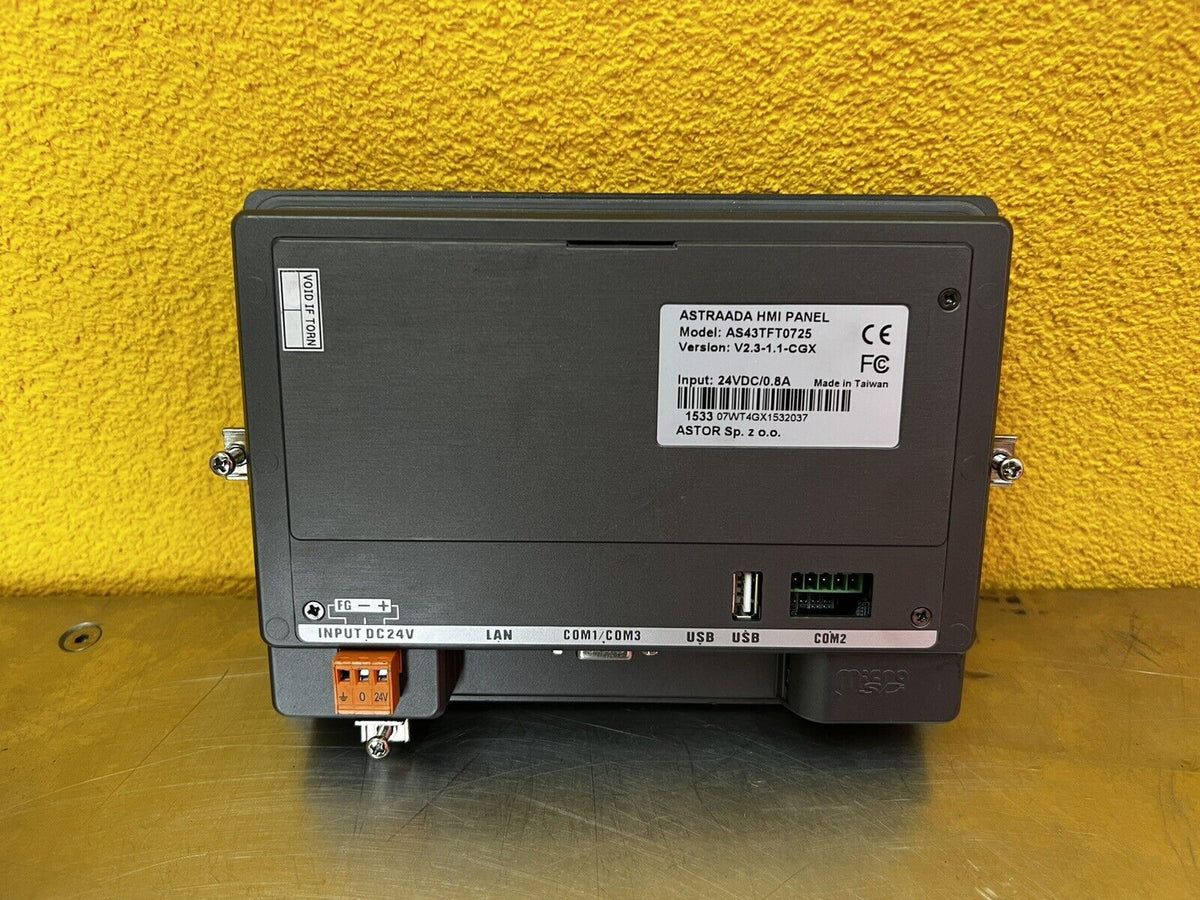 ASTRAADA HMI Panel AS43TFT0725 – Touchscreen Operator Interface