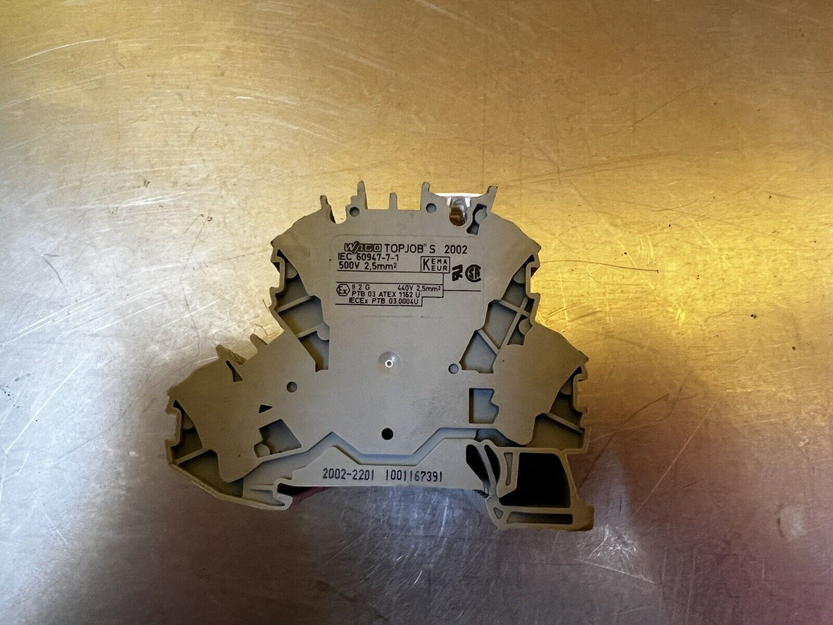 WAGO DIN Rail Terminal Block – IEC 60947-7-1 Reihenklemme
