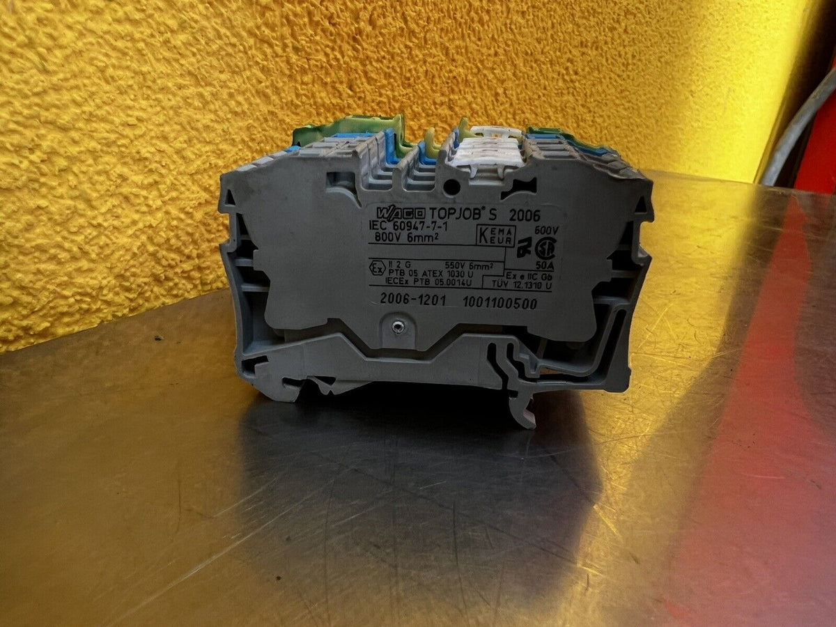 WAGO DIN Rail Terminal Block – IEC 60947-7-1 Reihenklemme